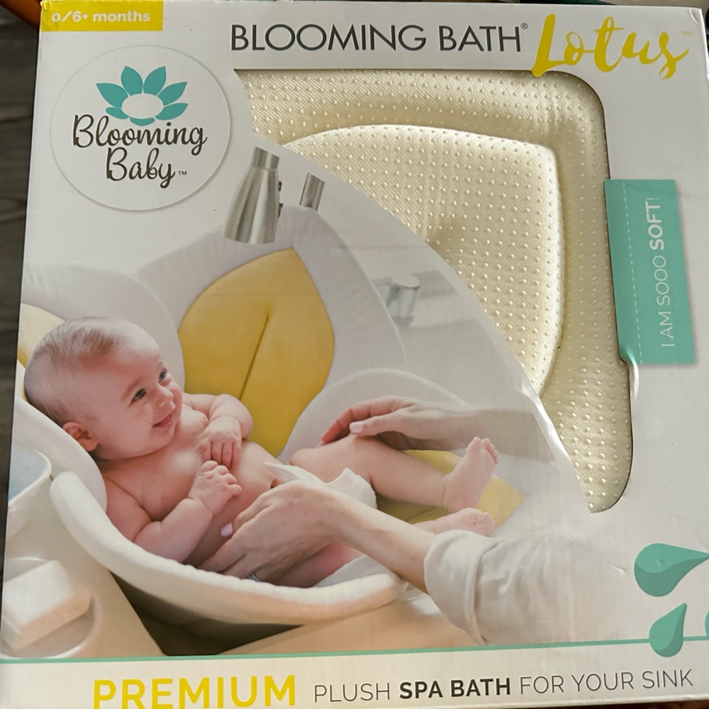 Brand new blooming bath lotus